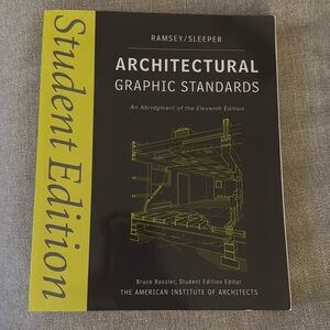Charles George Ramsey
Architectural Graphic Standards: Student Edition